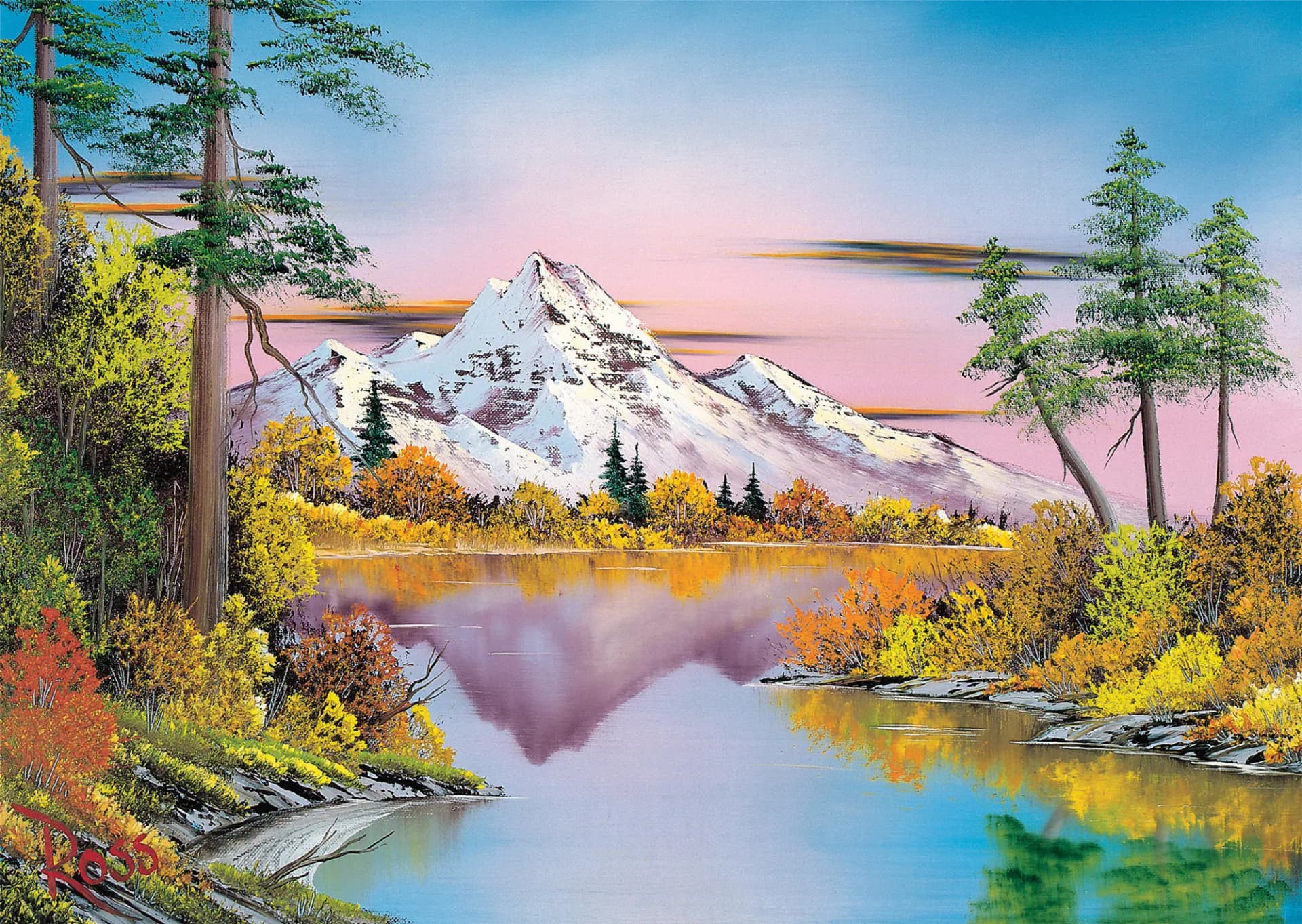 Schmidt - Puzzle Bob Ross: Reflections - 1000 dielov