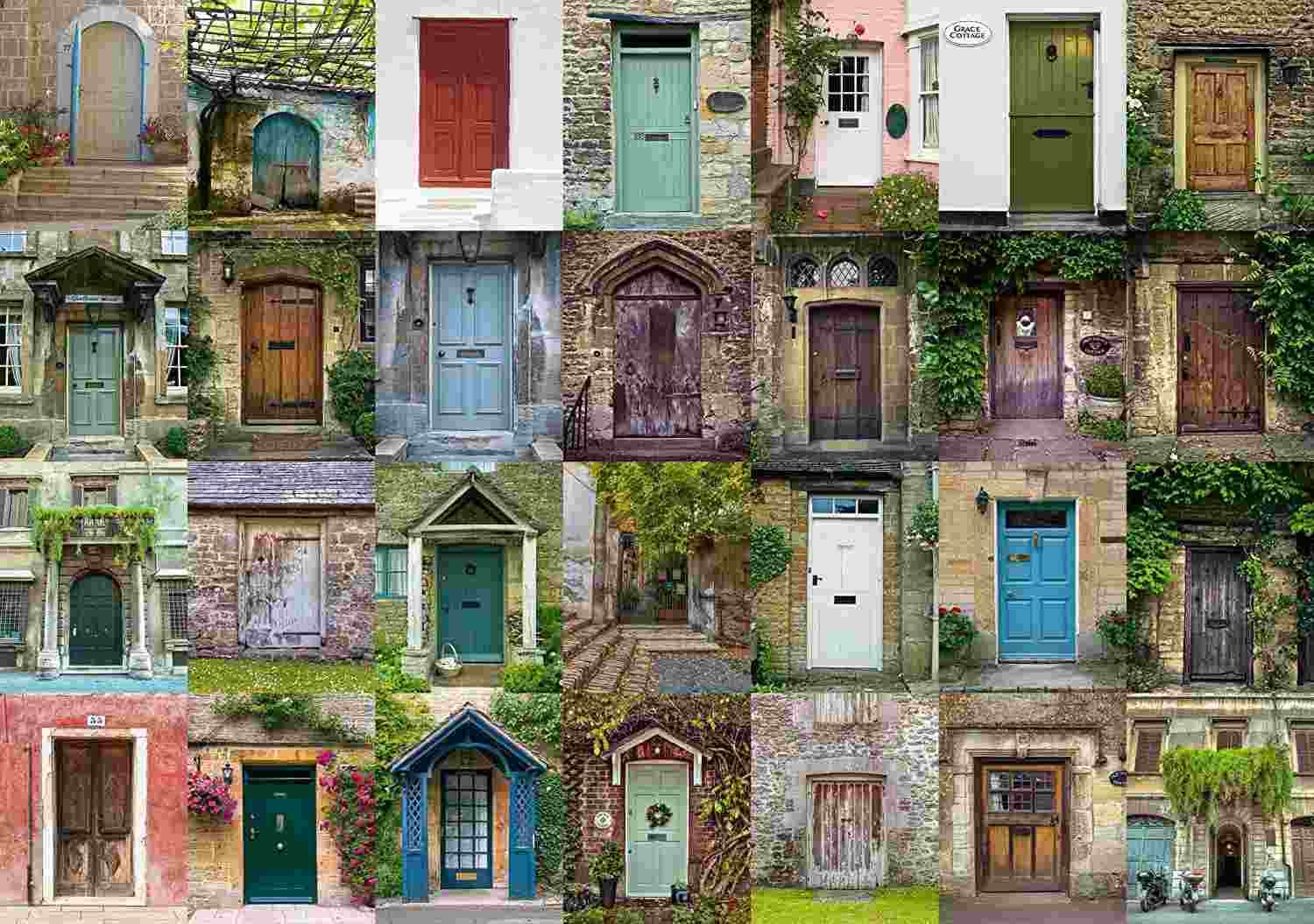 Schmidt - Puzzle Collage - doors - 1500 dielov