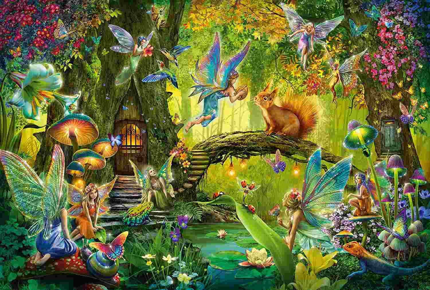 Schmidt - Puzzle Fairies in the Forest - 200 dielov