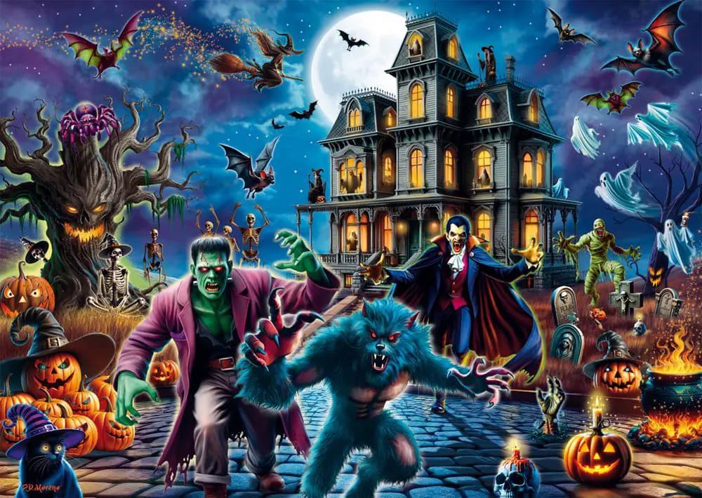 Schmidt - Puzzle Halloween night - 1000 dielov