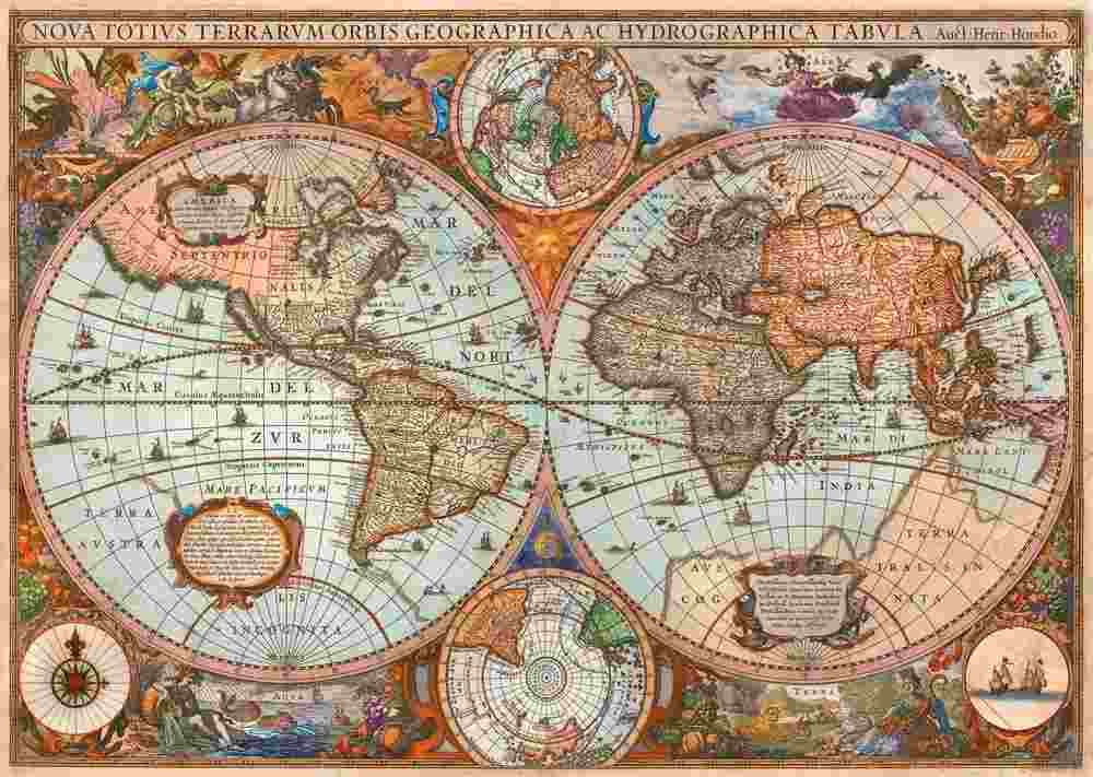 Schmidt - Puzzle Historical World Map - 3000 dielov