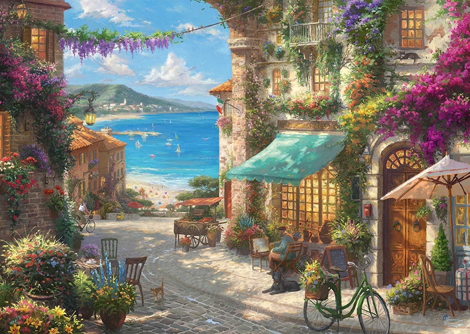 SCHMIDT Puzzle Italská kavárna 1000 dílků