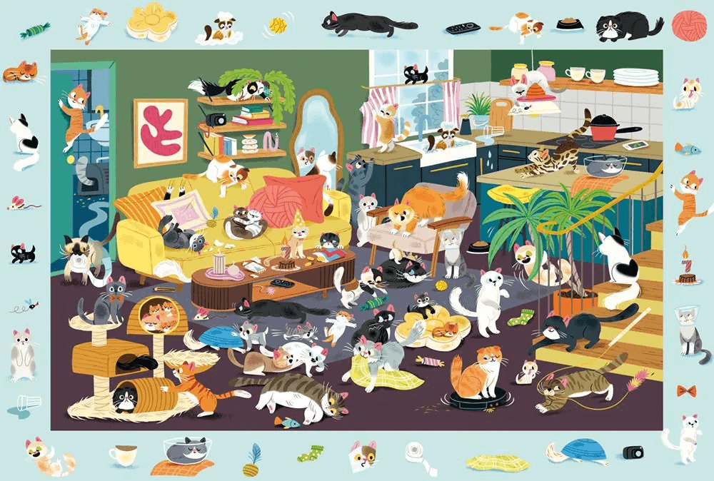SCHMIDT Puzzle Kočičí hrátky 150 dílků