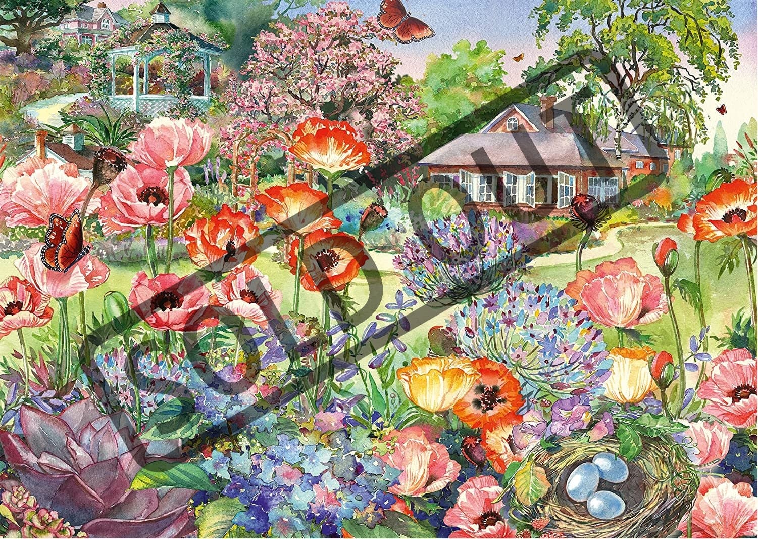 SCHMIDT Puzzle Kvetoucí zahrada 1000 dílků