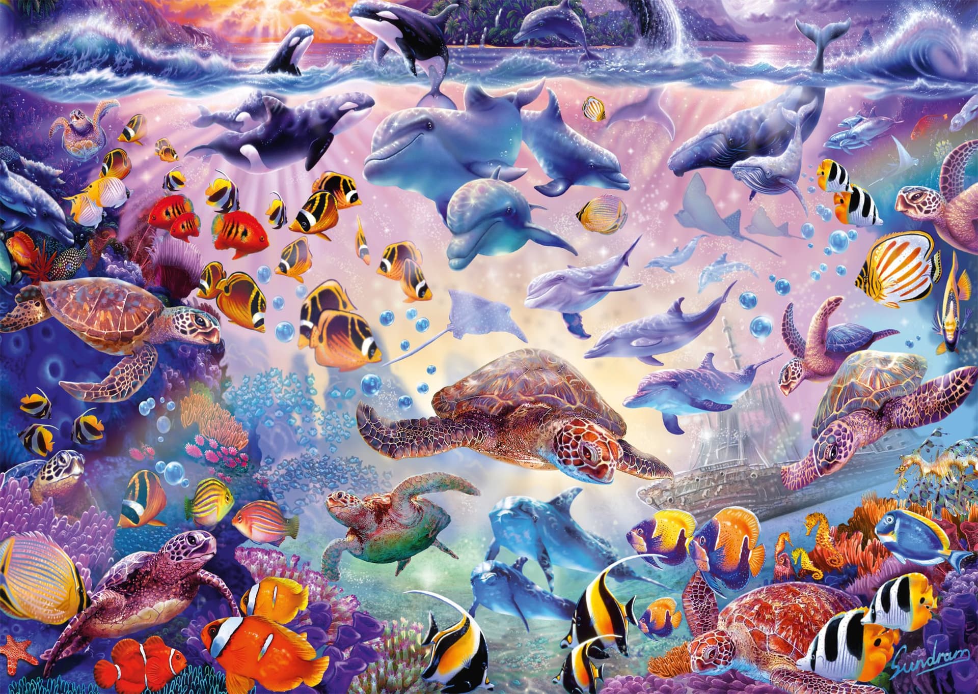 SCHMIDT Puzzle Majestátní oceán 1000 dílků