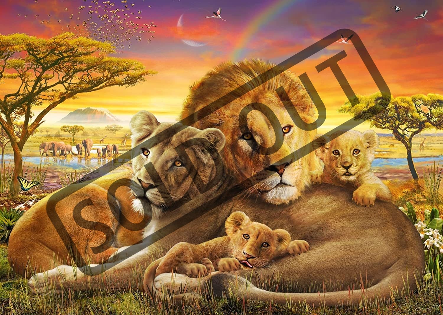 SCHMIDT Puzzle Mazliví lvi 1000 dílků