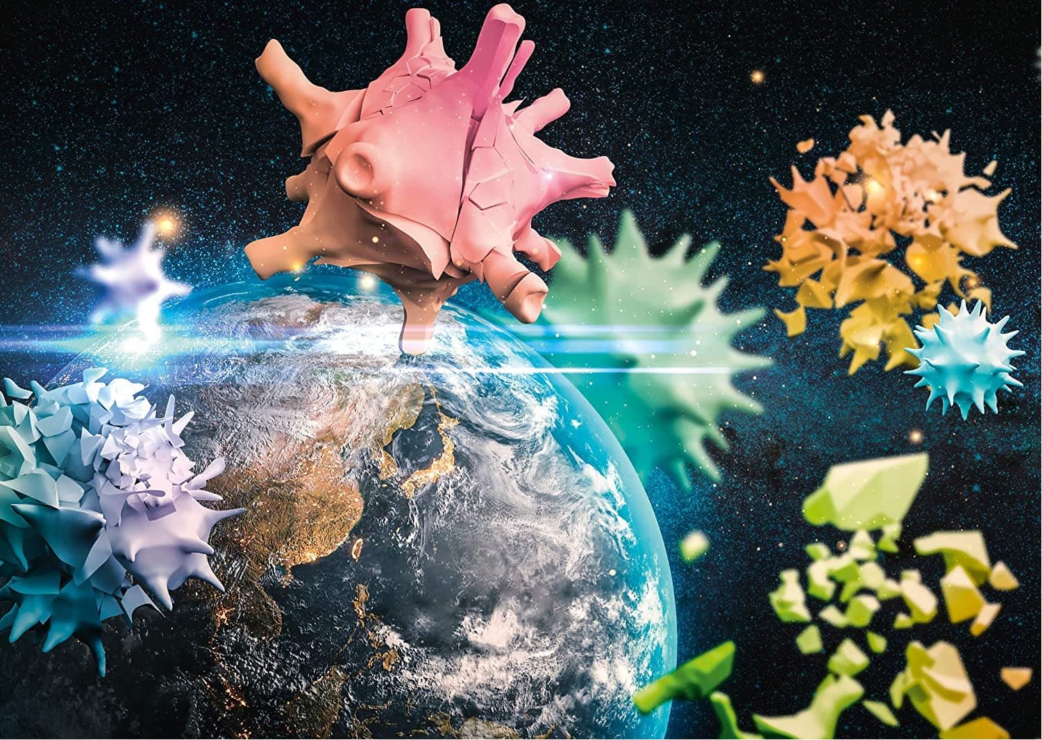 SCHMIDT Puzzle Planeta Země 2020, 1000 dílků