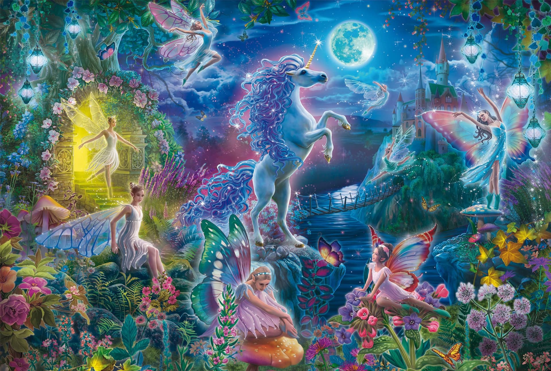 SCHMIDT Puzzle Pohádka o jednorožci 150 dílků