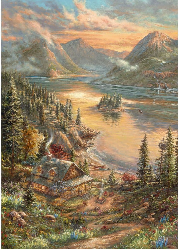 SCHMIDT Puzzle Pohled na jezero 500 dílků