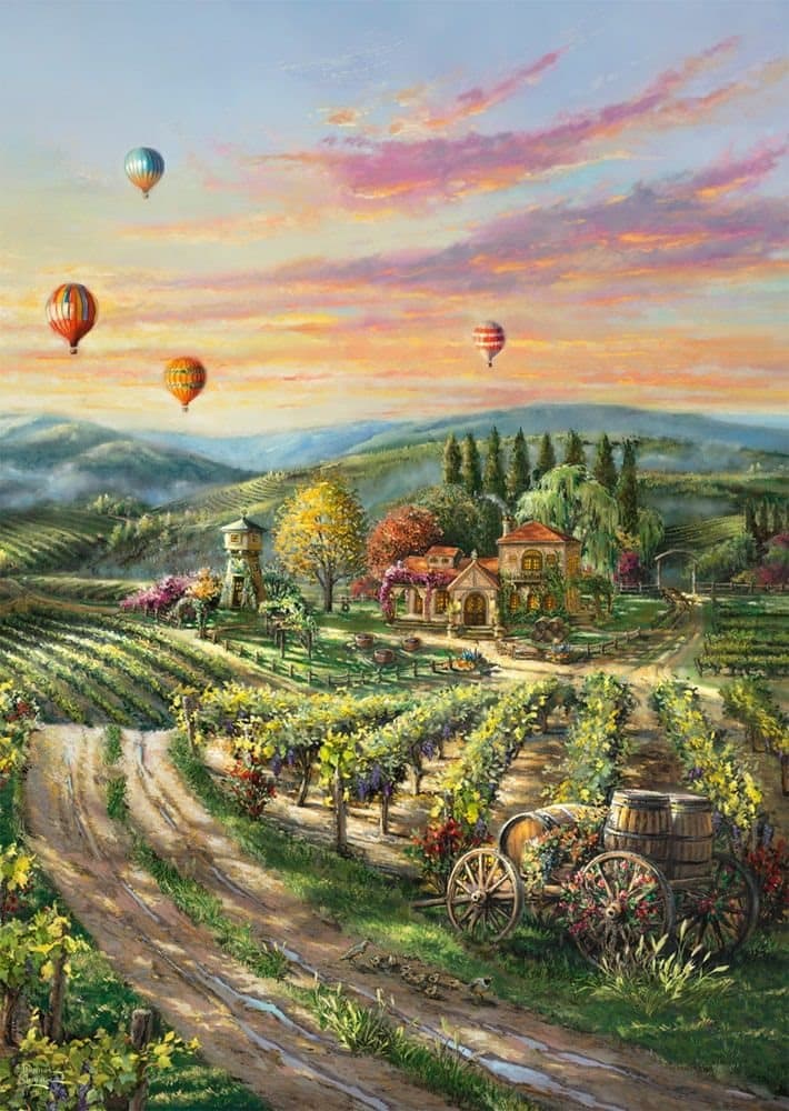 SCHMIDT Puzzle Poklidná vinice 1000 dílků