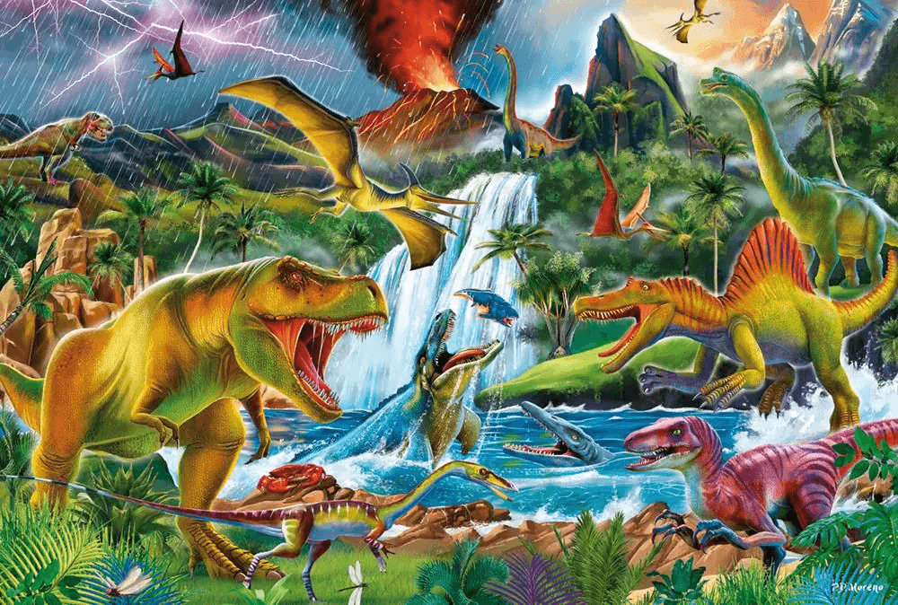 SCHMIDT Puzzle Pravěcí obři 200 dílků