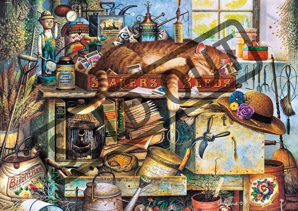 SCHMIDT Puzzle Remington zahradník 1000 dílků
