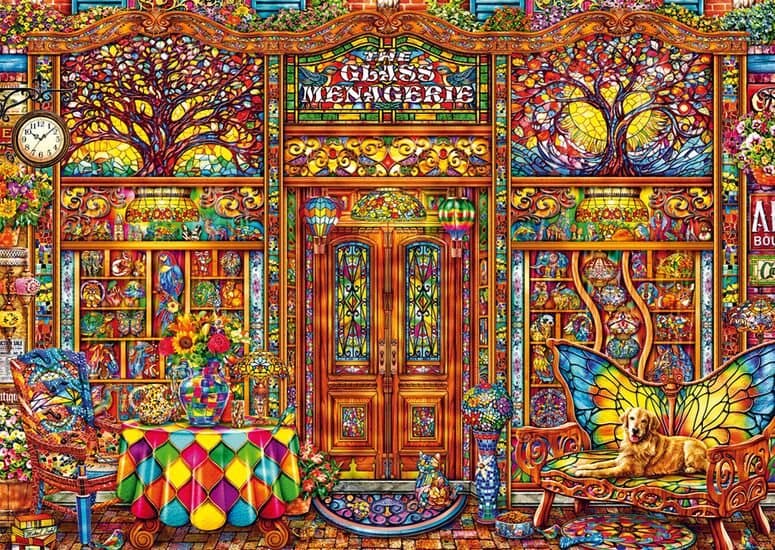 SCHMIDT Puzzle Skleněný zvěřinec 1000 dílků