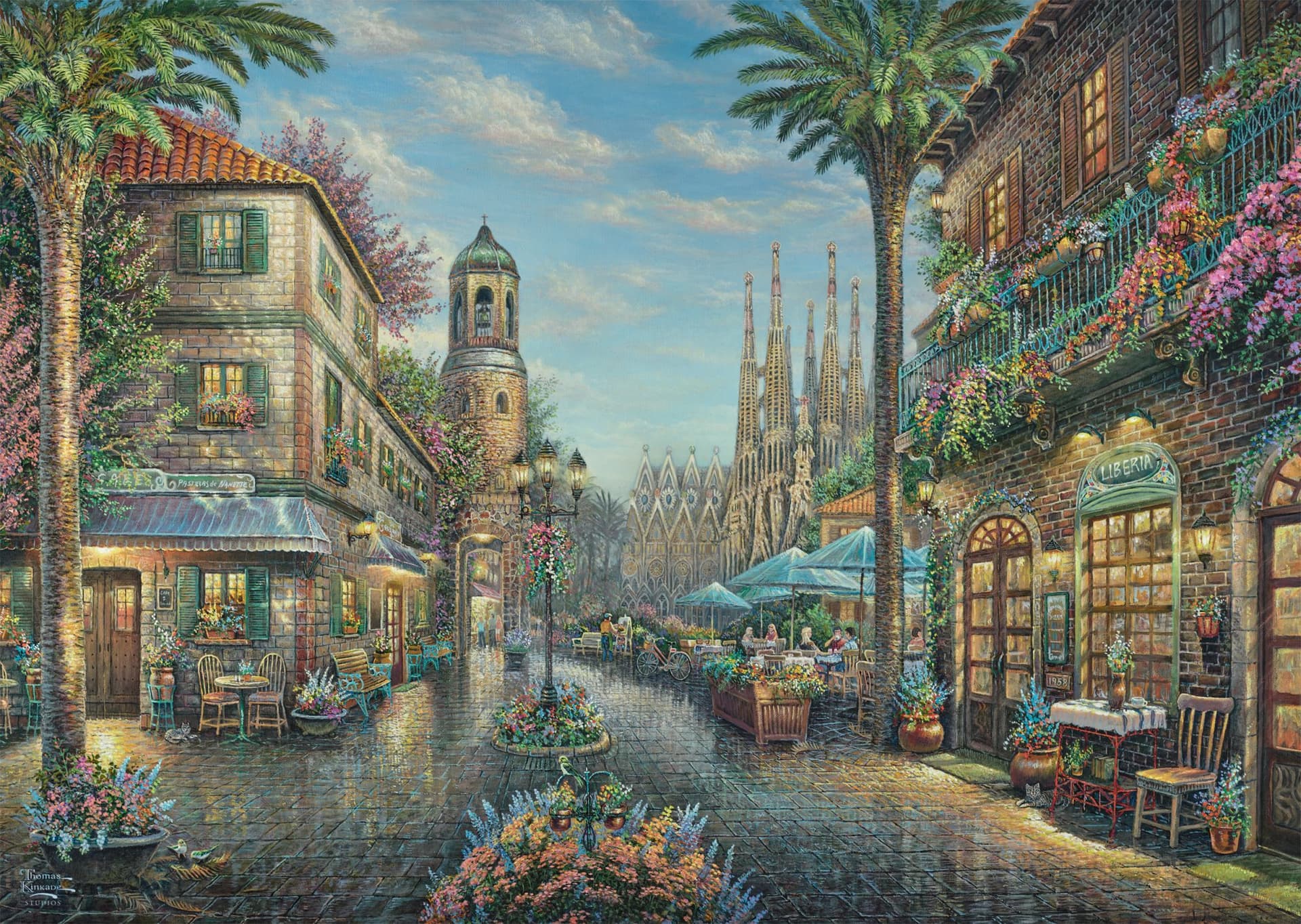 SCHMIDT Puzzle Španělská kavárna 1000 dílků