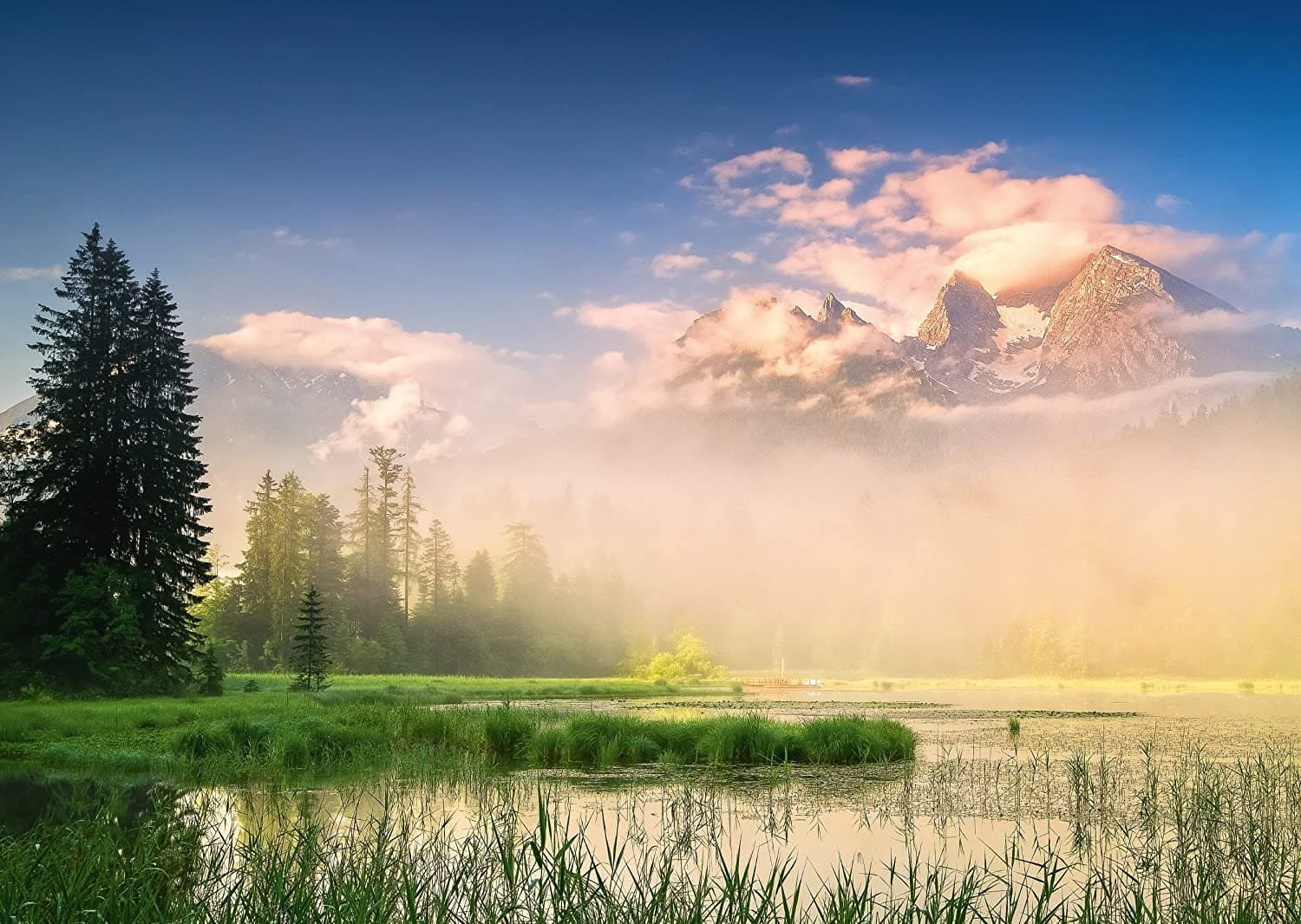 SCHMIDT Puzzle Taubensee, Rakousko 1000 dílků