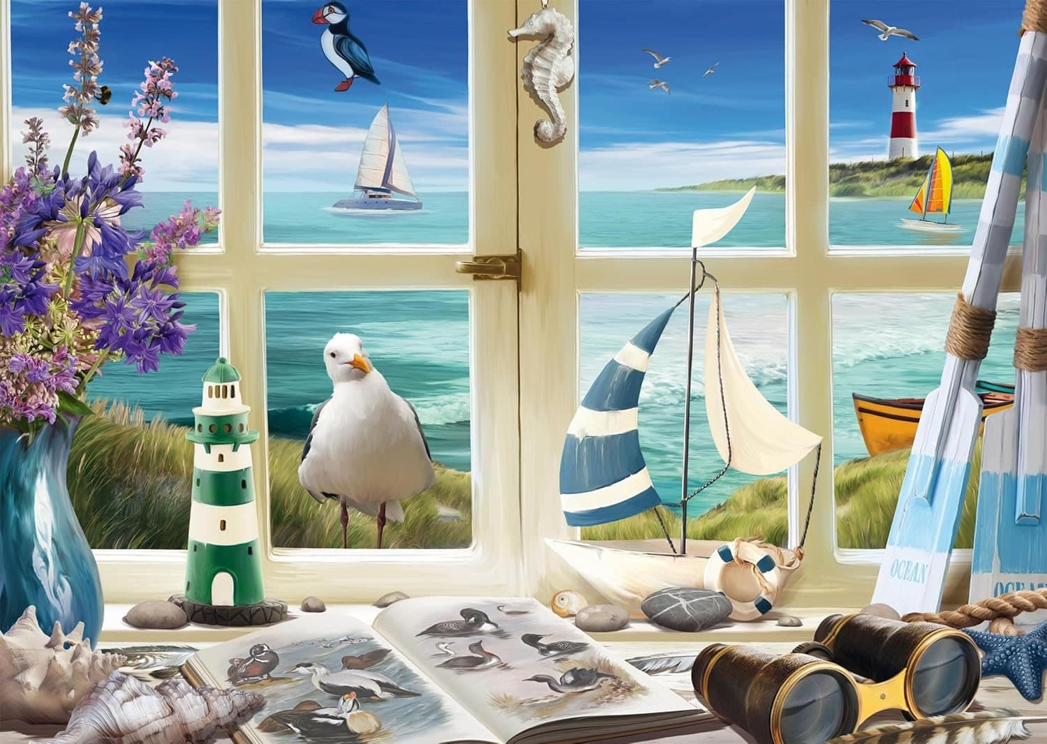 SCHMIDT Puzzle Učení u moře 1000 dílků