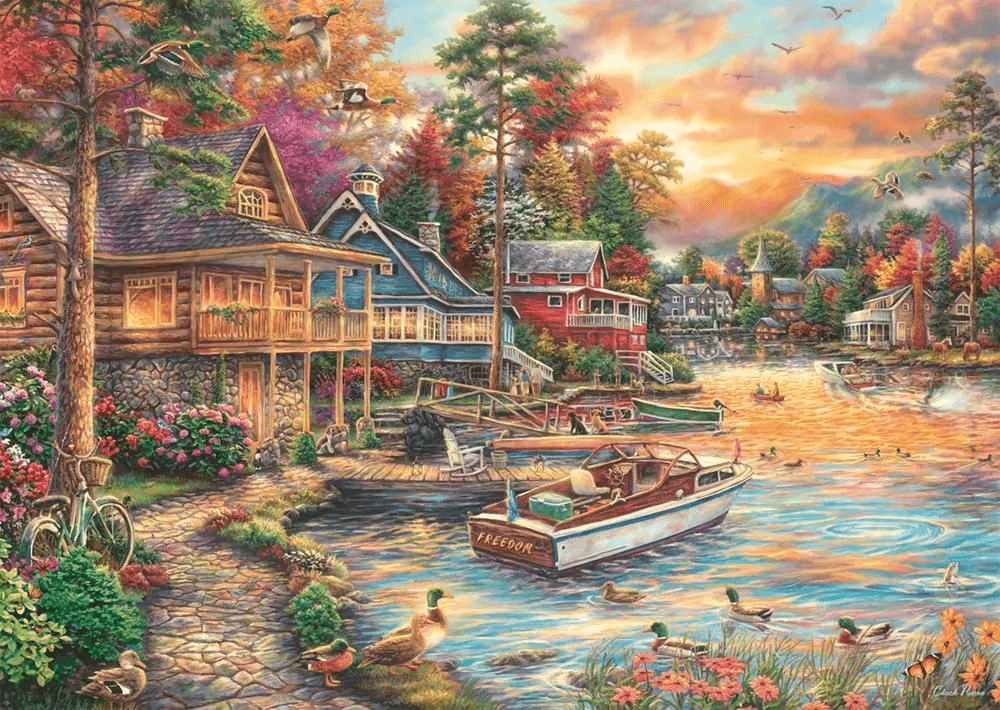 SCHMIDT Puzzle Večer u pobřeží 1000 dílků