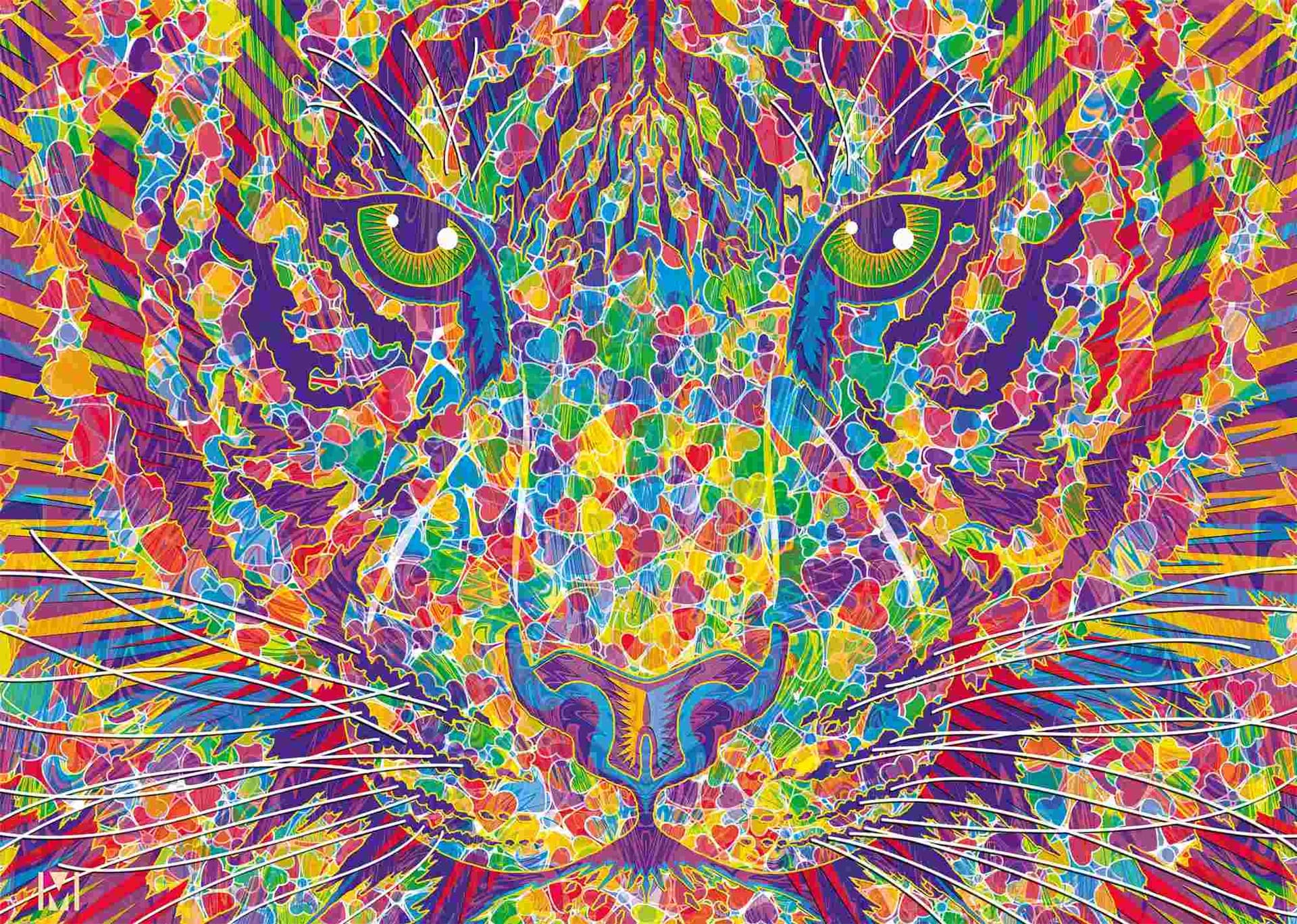 Schmidt - Puzzle Wild at heart - Tiger - 2000 dielov
