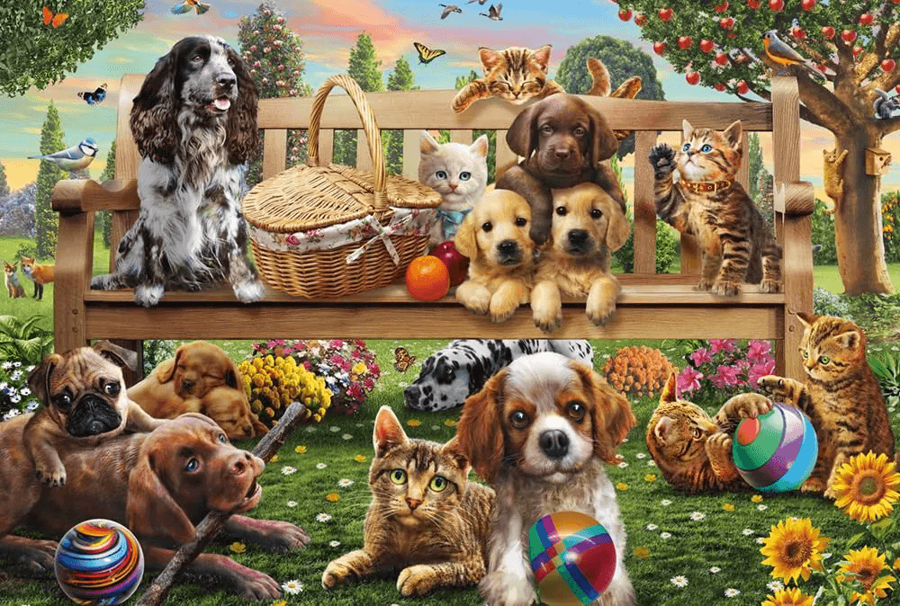 SCHMIDT Puzzle Zahradní piknik 200 dílků