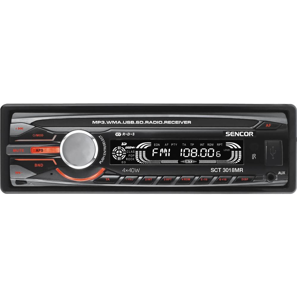 SCT 3018MR autorádio s USB/SD/RDS SENCOR
