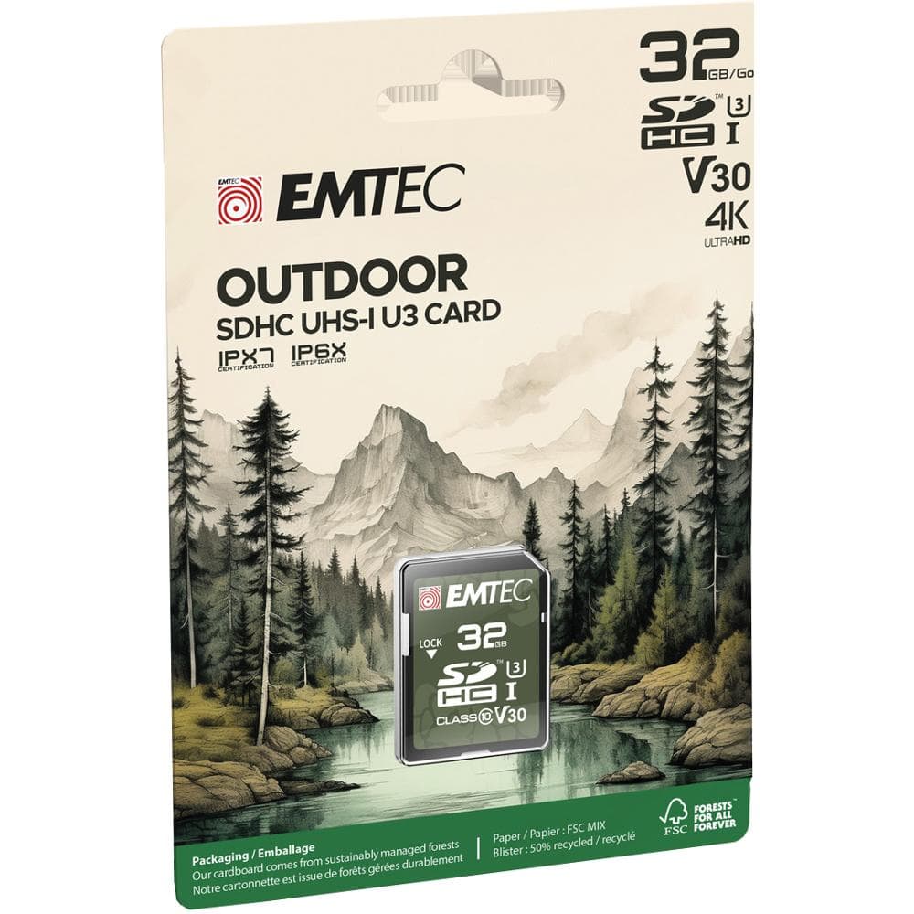 SDHC 32GB UHS1 U3 V30 OUTDOOR EMTEC