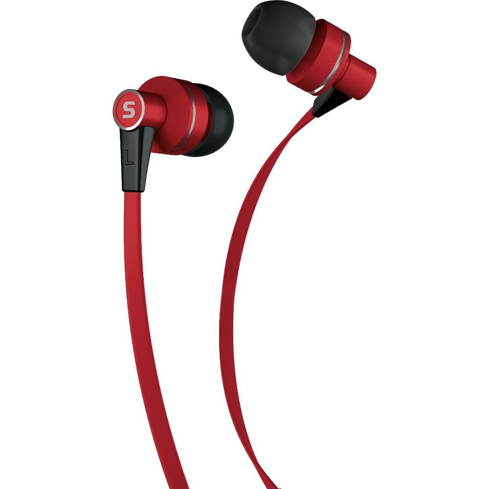 SEP 300 MIC RED  MET slúchadlá SENCOR