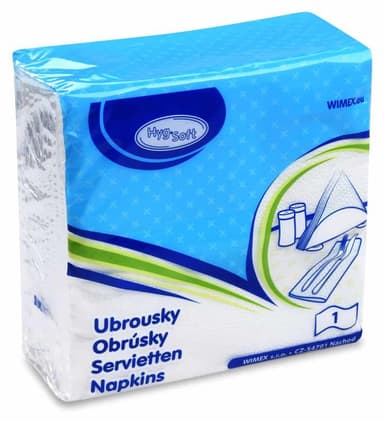 Servítky biele  30x30cm 1vrst. 70ks