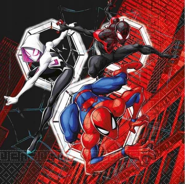 Servítky Spiderman 33x33cm 20ks