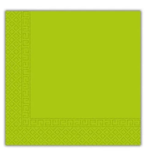 Servítky zelené 33x33cm 20ks