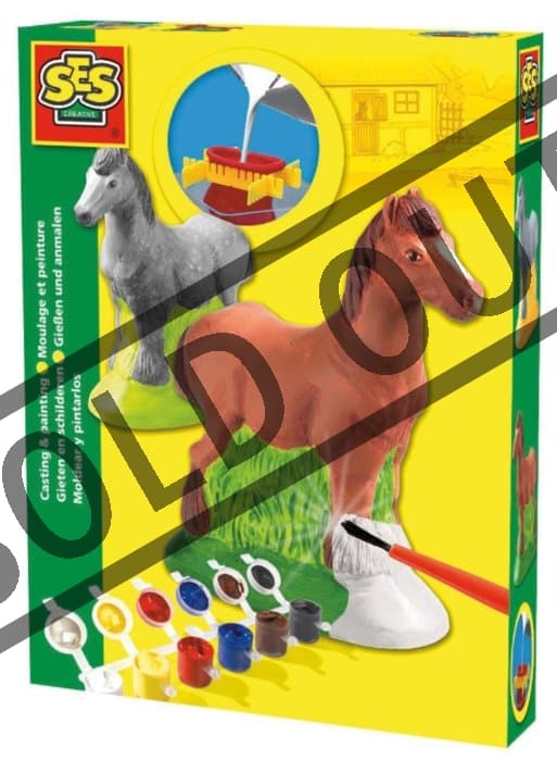 SES Sádrový odlitek - Kůň