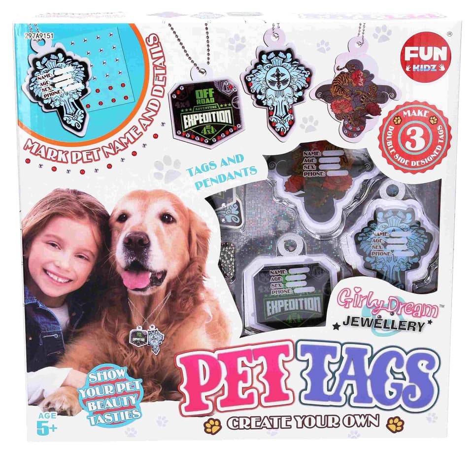 Set na tvorbu psích štítkov