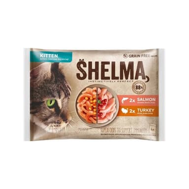 Shelma kapsička pre mačky 4x85g (2ryba, 2morka)