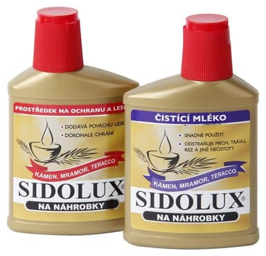 Sidolux DUO čistič+lesk na mramor 330g+250ml