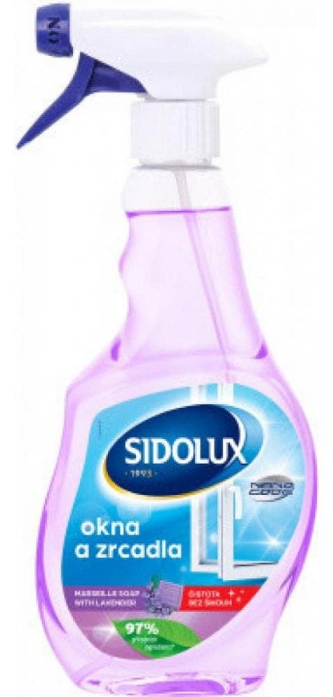 Sidolux na okná a zrkadlá 500ml Levanduľa