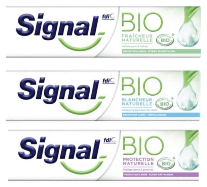 Signal zubná pasta 75ml BioNatural Whitening