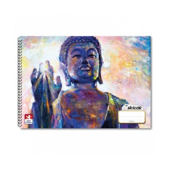 Skicár A4 oxybag,50-listov Budha