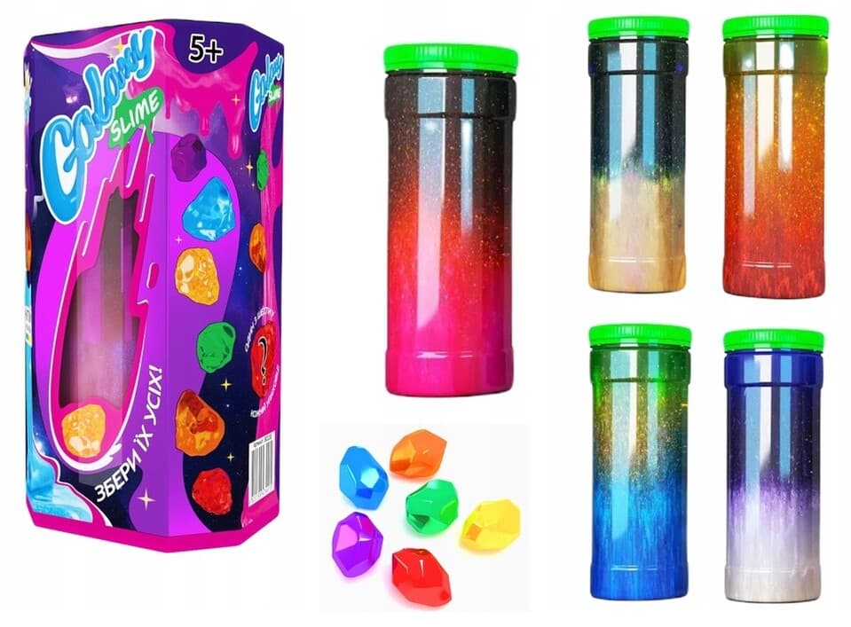 Sliz tvarovací galaxie glitter 350g