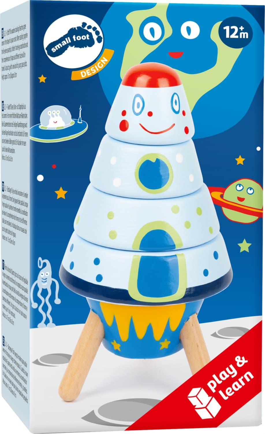 SMALL FOOT Nasouvací raketa