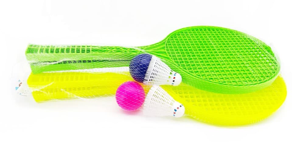 Soft tenis set 49cm - žltá
