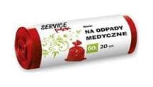 SP Vrecia na zdravotnícky odpad LDPE 60L/20ks
