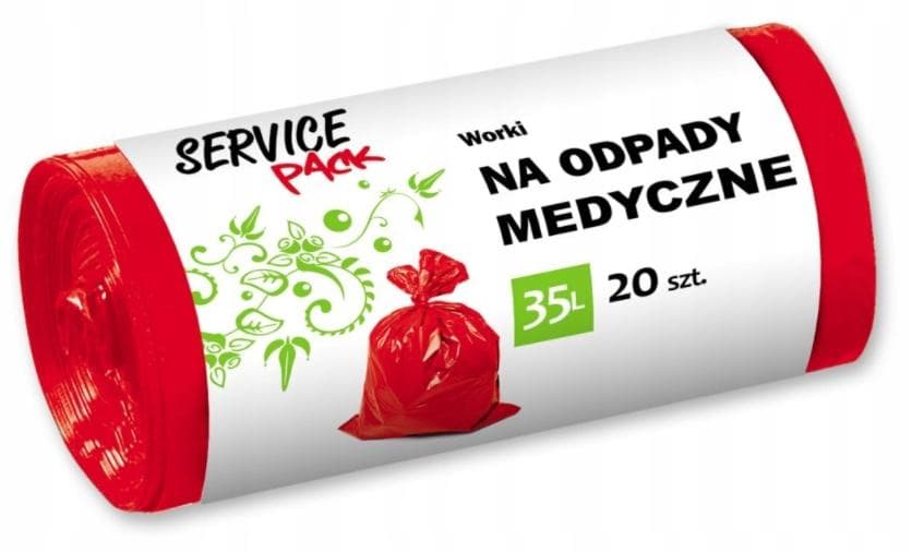 SP Vrecia na zdravotnícky odpad LDPE 35L/20ks