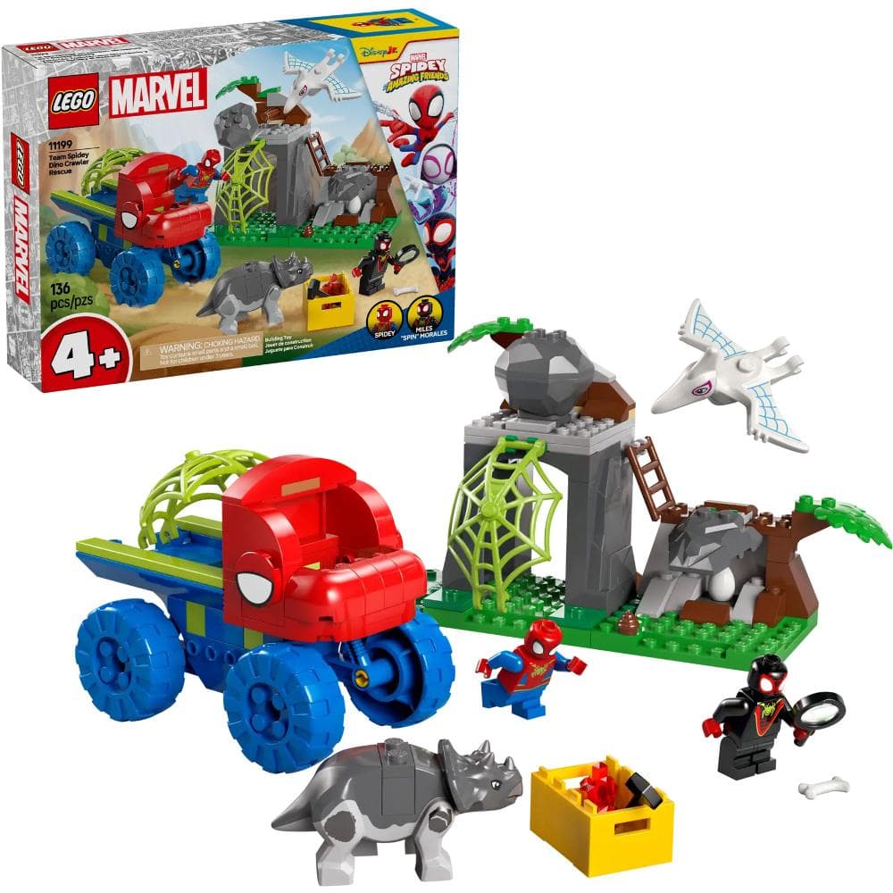 Spideyho tím a záchr.dino.s truckom11199
