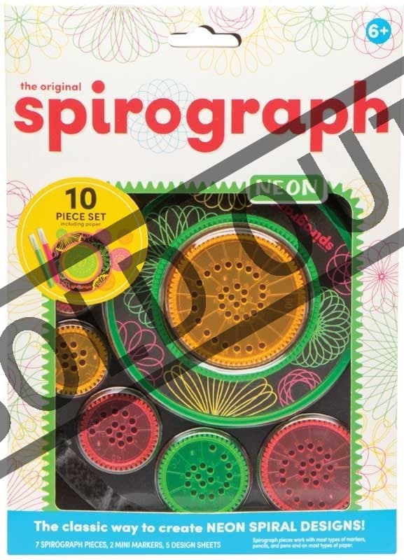 SPIROGRAPH Spirograf Neonový