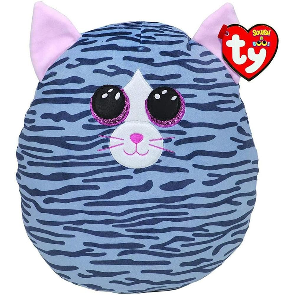 Squishy Kiki šedá mačka 22 cm TY