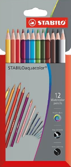 STABILO Aquacolor pastelky 12ks