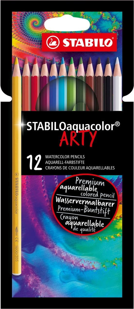 STABILO Sada pastelek Aquacolor Arty 12ks