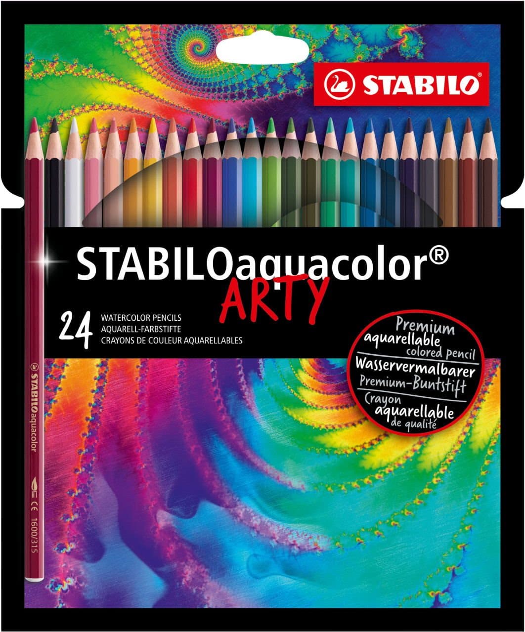 STABILO Sada pastelek Aquacolor Arty 24ks