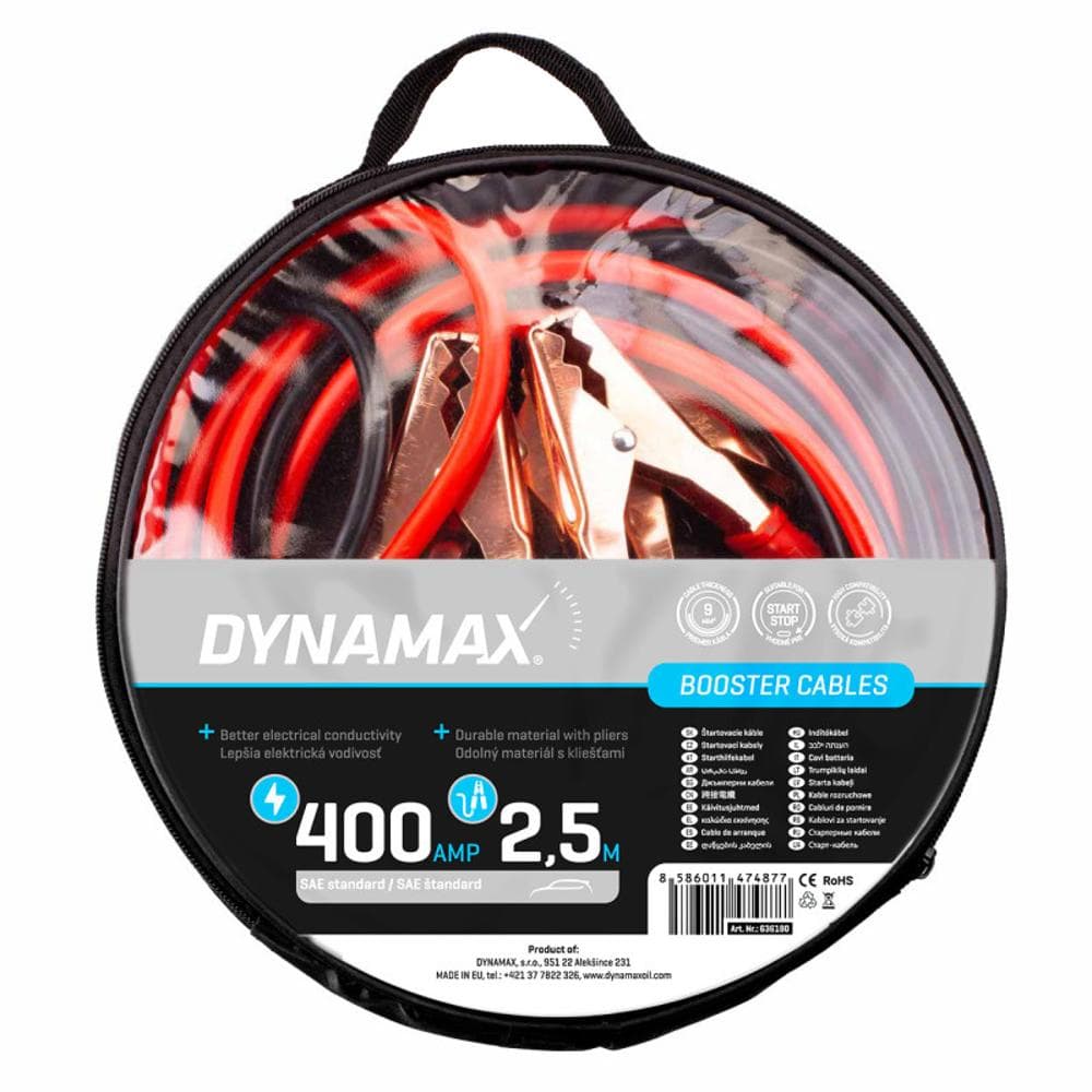 Štartovacie káble 400A 2,5m DYNAMAX