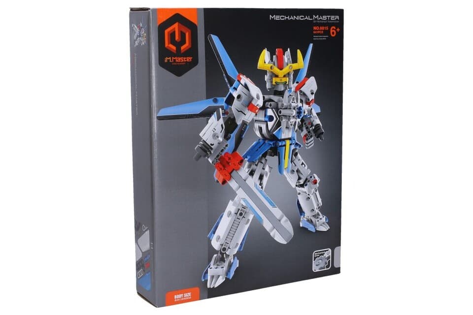 Stavebnica robot modrý 30cm
