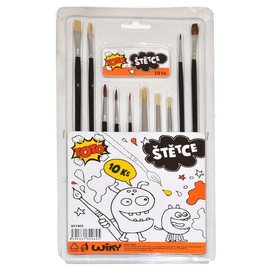 Štetce sada 10 ks